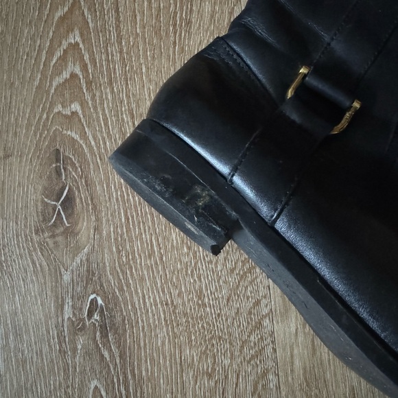Lauren Ralph Lauren  Black Tall Knee High Boots Black Size‎ 8 - Picture 3 of 7
